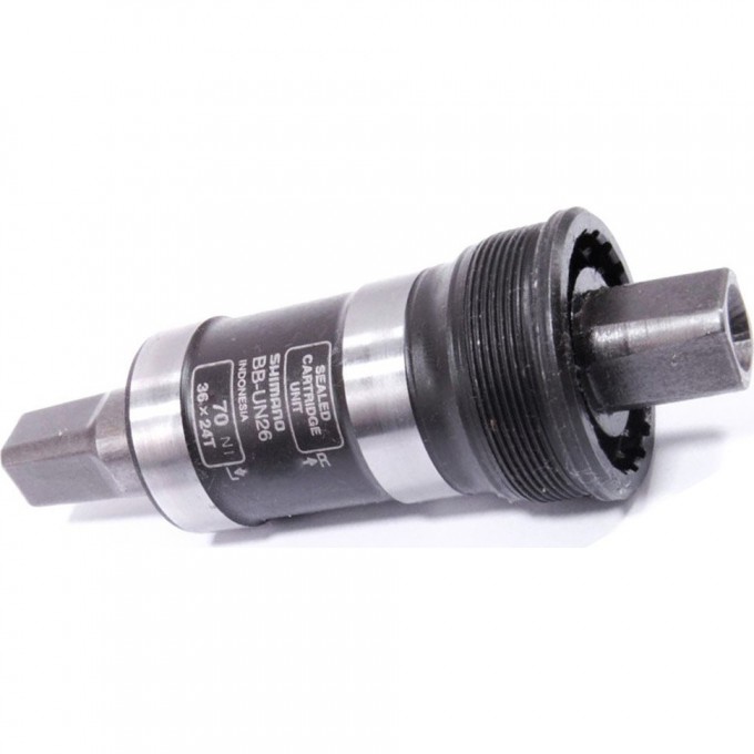 Каретка SHIMANO UN26, ITALIAN, 70/122.5(LL123), без болтов EBBUN26I23X Каретка SHIMANO UN26, ITALIAN, 70/122.5(LL123), без болтов EBBUN26I23X