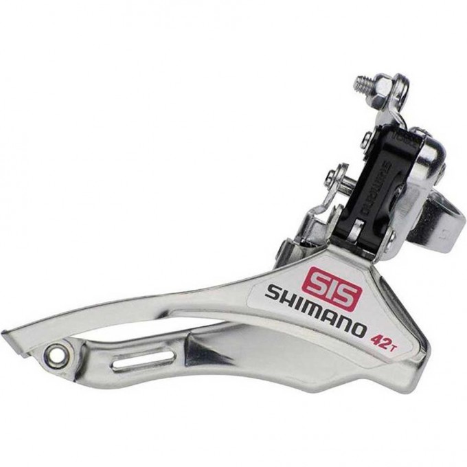 Переключатель передний SHIMANO TOURNEY, TY10, нижняя тяга, 28.6, 42T, без упаковки AFDTY10DS6 Переключатель передний SHIMANO TOURNEY, TY10, нижняя тяга, 28.6, 42T, без упаковки AFDTY10DS6