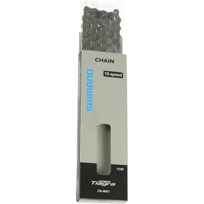 Цепь SHIMANO TIAGRA, 4601, 10 скоростей, 116 звеньев, ампульный пин (1шт) ECN4601116 Цепь SHIMANO TIAGRA, 4601, 10 скоростей, 116 звеньев, ампульный пин (1шт) ECN4601116