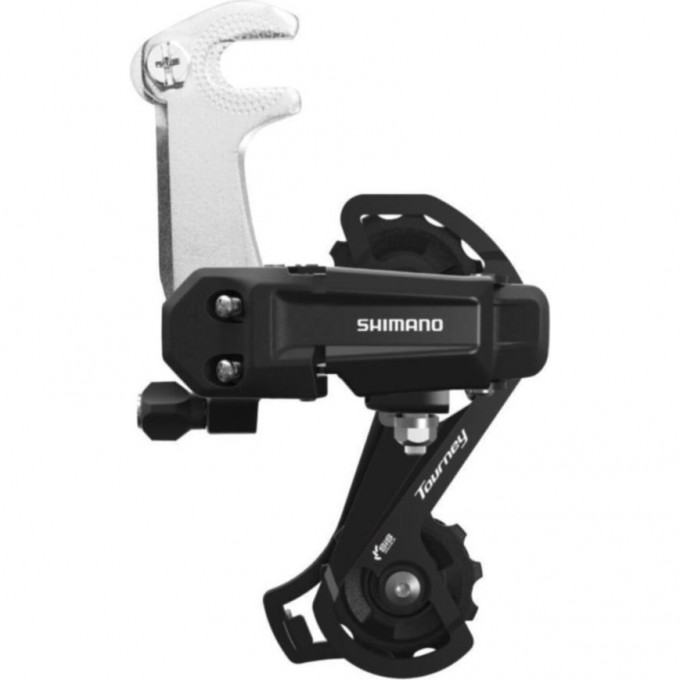 Переключатель задний SHIMANO TOURNEY, TY200, GS, 6/7 скоростей, крепление на ось, черный, индивидуальная упаковка ERDTY200GSLB Переключатель задний SHIMANO TOURNEY, TY200, GS, 6/7 скоростей, крепление на ось, черный, индивидуальная упаковка ERDTY200GSLB