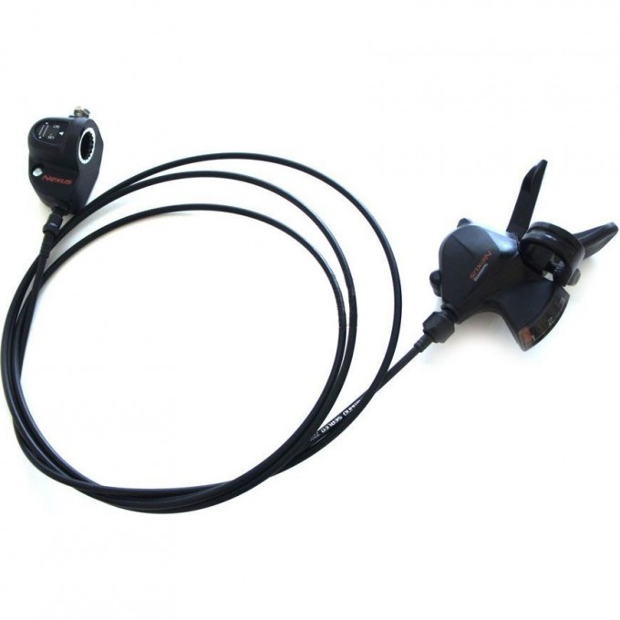 Шифтер SHIMANO NEXUS, C2010-3, правый 3 скорости, трос 2200мм, с SM-BC06 черный ASLC20103L220LD Шифтер SHIMANO NEXUS, C2010-3, правый 3 скорости, трос 2200мм, с SM-BC06 черный ASLC20103L220LD