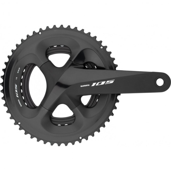 Система SHIMANO 105, R7000, 11 скоростей, 172,5 мм, 52/36T без каретки, черный IFCR7000DX26L Система SHIMANO 105, R7000, 11 скоростей, 172,5 мм, 52/36T без каретки, черный IFCR7000DX26L
