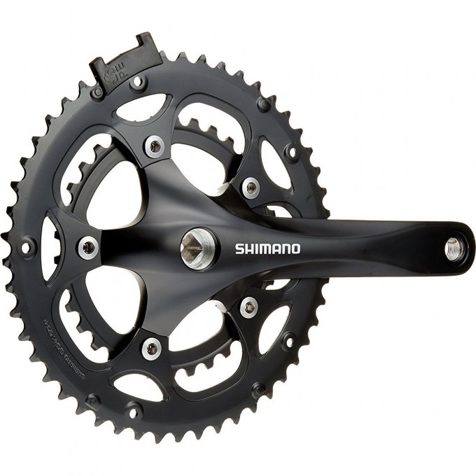 Система SHIMANO CLARIS, RS200 170 мм, квадрат, 50/34 для 8 скоростей, черный EFCRS200C04X Система SHIMANO CLARIS, RS200 170 мм, квадрат, 50/34 для 8 скоростей, черный EFCRS200C04X