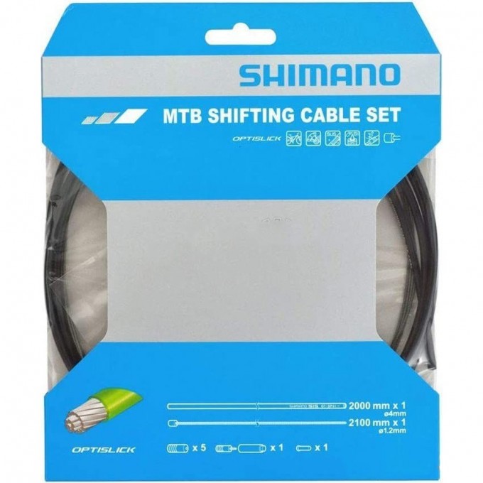 Трос+оплетка переключатель SHIMANO SP41 оплетка 2000мм черный, тр:1.2X2100мм optis Y60198092 Трос+оплетка переключатель SHIMANO SP41 оплетка 2000мм черный, тр:1.2X2100мм optis Y60198092