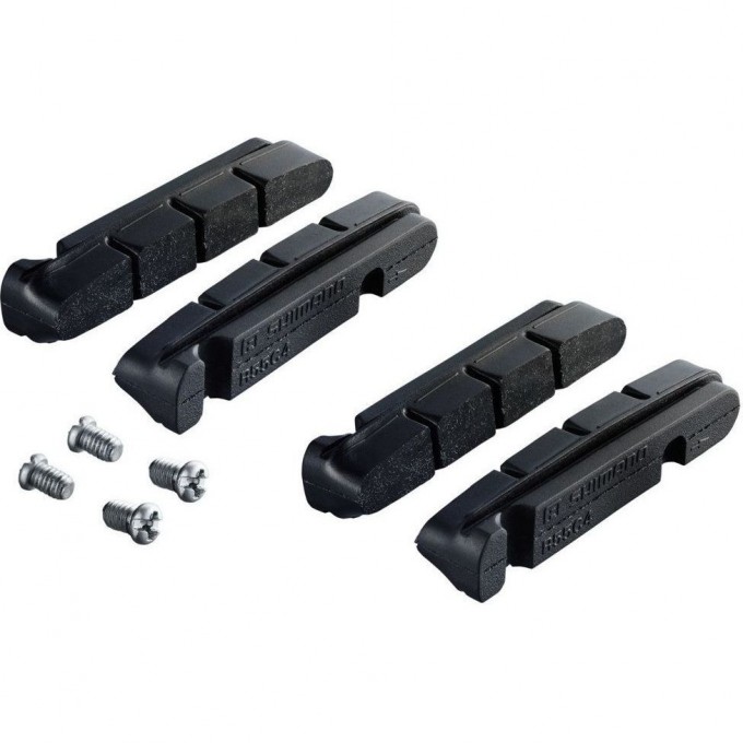 Вкладыш тормозной колодки, шоссейный, SHIMANO R55C4, 2 пары, для DA, ULTEGRA, 105, Y8L298062 Вкладыш тормозной колодки, шоссейный, SHIMANO R55C4, 2 пары, для DA, ULTEGRA, 105, Y8L298062