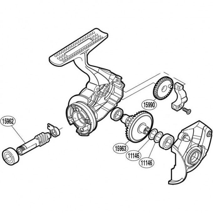 Запчасть для катушки SHIMANO DRIVE GEAR шестерня ведущая RD15963 Запчасть для катушки SHIMANO DRIVE GEAR шестерня ведущая RD15963