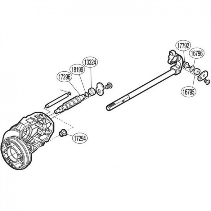 Запчасть для катушки SHIMANO OSCILLATION SET набор для бесконечного винта PK0415 Запчасть для катушки SHIMANO OSCILLATION SET набор для бесконечного винта PK0415